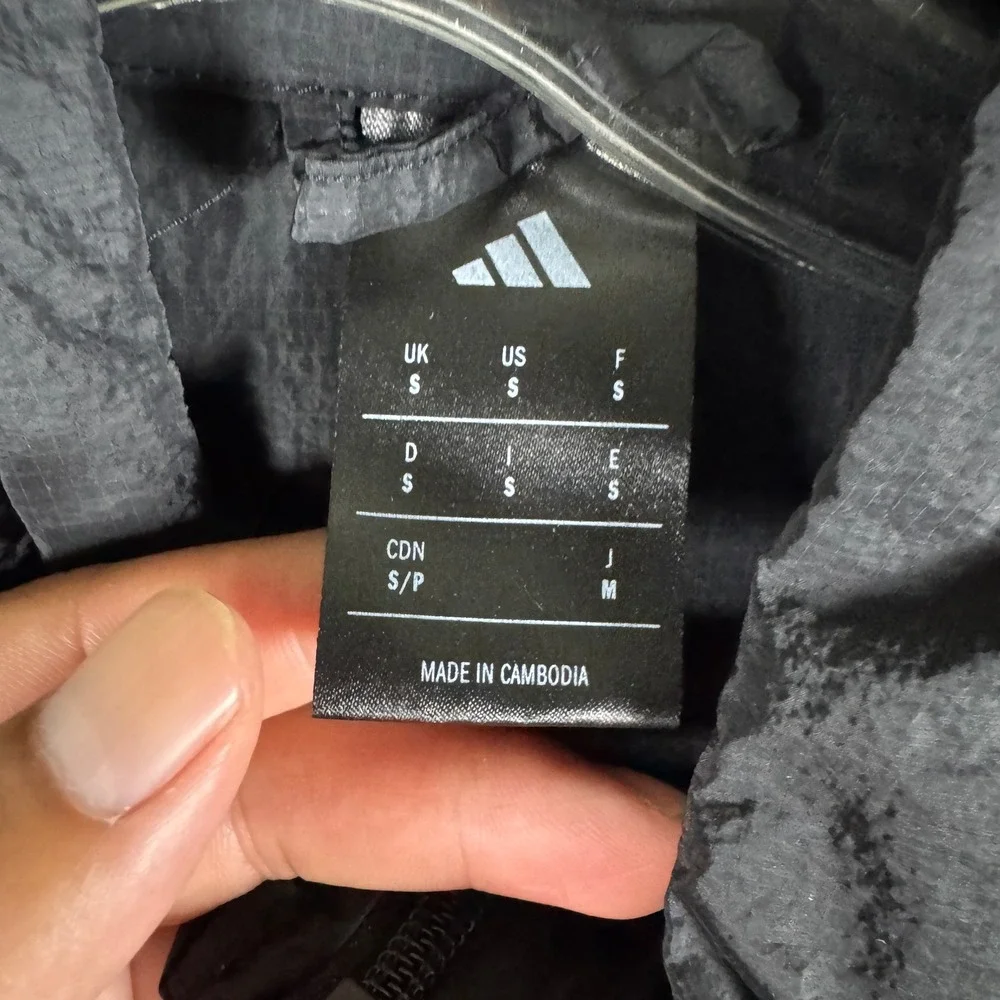 Adidas Future Icons 3-Stripes 1/2 Zip Windbreaker Jacket Men's Size Small Gym